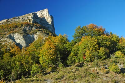 Herbst am Col de la Chaudière