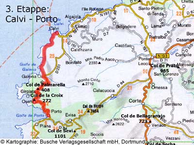 3. Etappe: Calvi - Porto