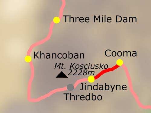 10. Etappe: Jindabyne - Cooma am 19.03.2004