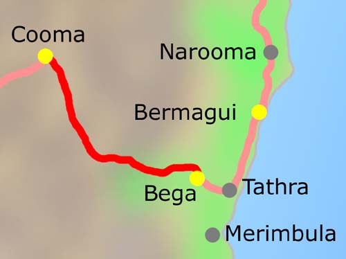 11. Etappe: Cooma - Bega am 20.03.2004