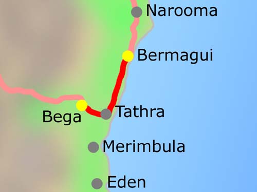 12. Etappe: Bega - Bermagui am 21.03.2004