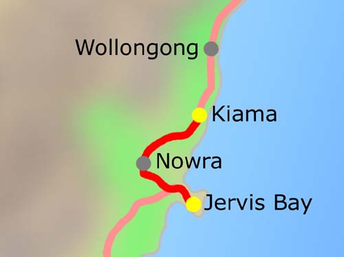 14. Etappe: Jervis Bay - Kiama am 25.03.2004
