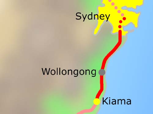 15. Etappe: Kiama - Sydney am 26.03.2004