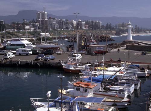Der Hafen in Wollongong