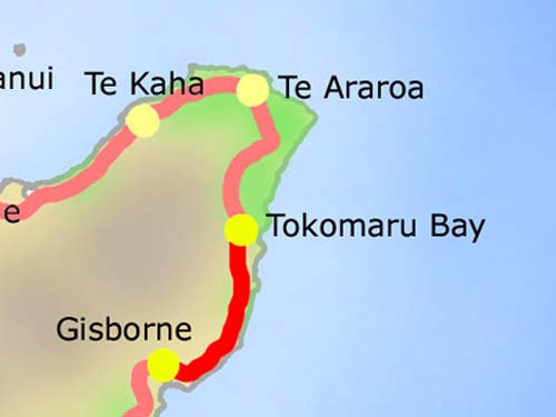 10. Etappe: Tokomaru Bay - Gisborne am 01.03.2004