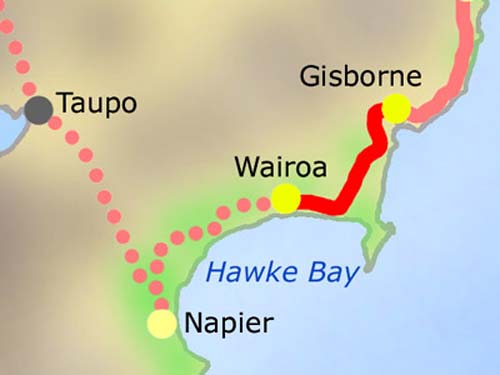 11. Etappe: Gisborne - Wairoa am 02.03.2004