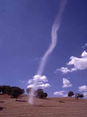 Ein Mini-Tornado