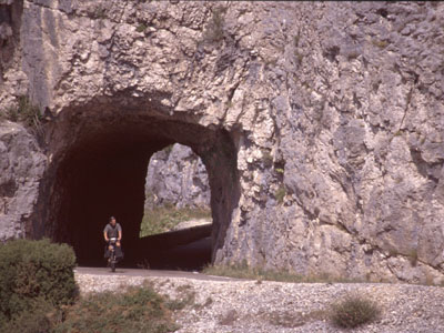Tunnel in der Nesqueschlucht