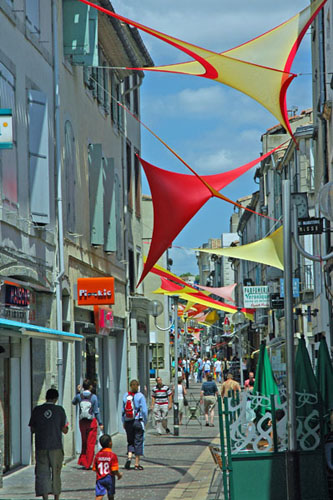 Fussgängerzone in Carcassonne