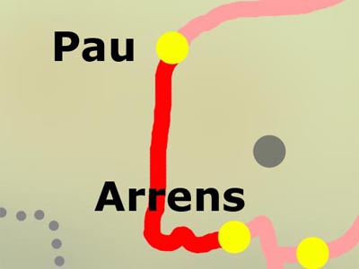 Mittwoch, 20.07. Lescar/Pau - Col d' Aubisque - Col du Soulor - Arrens Marsous: